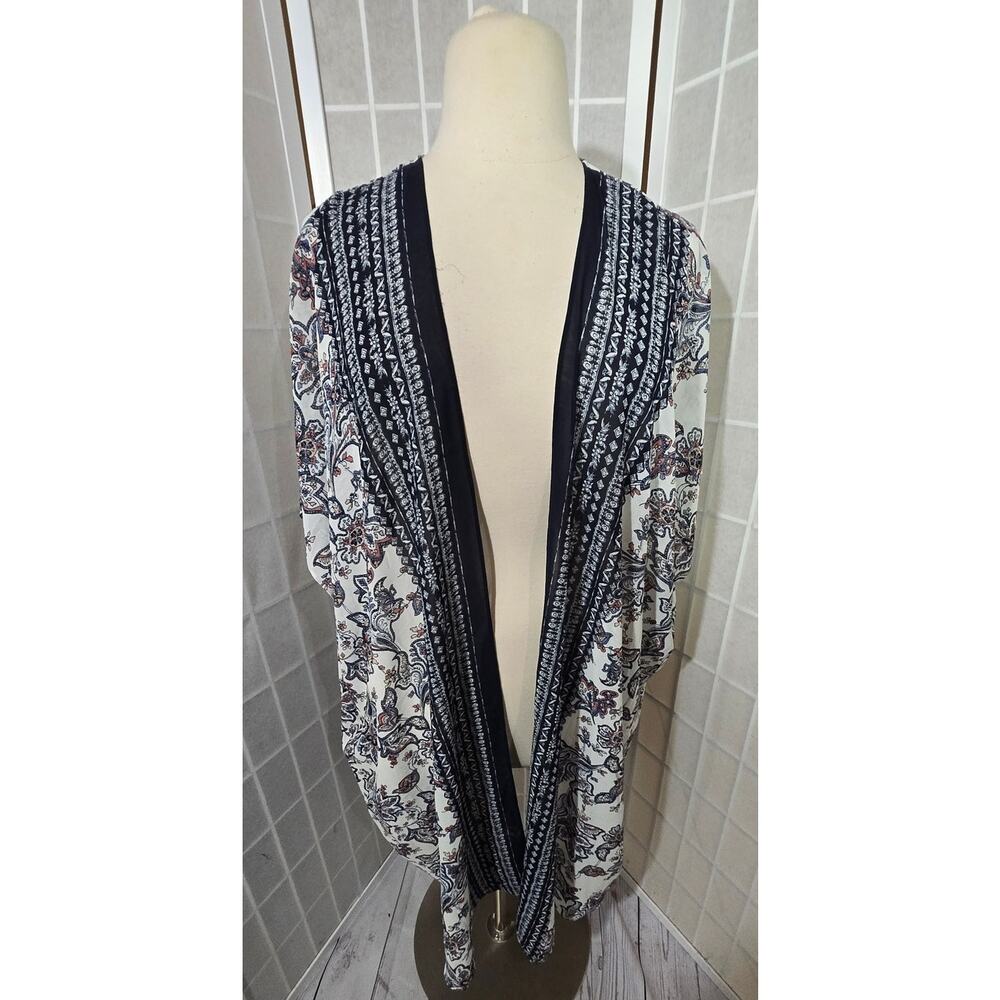 NWOT Lane Bryant Women's Open-Front Kimono Lightweight Boho Plus Size: One Size